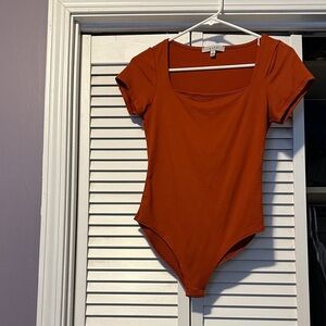 Gaze Terracotta Bodysuit